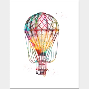 Hot air balloon Posters and Art